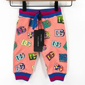 Dolce & Gabbana Retro Logo Pants Salmon 80’s Joy Therapy